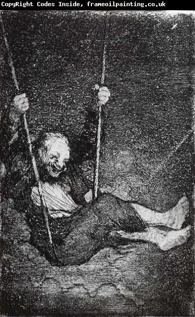 Francisco Goya Old man on a Swing